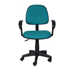 Darbo kėdė Wood Garden Carmen 6012, mėlyna kaina ir informacija | Biuro kėdės | pigu.lt