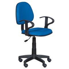 Darbo kėdė Wood Garden Carmen 6012 MR, mėlyna kaina ir informacija | Biuro kėdės | pigu.lt