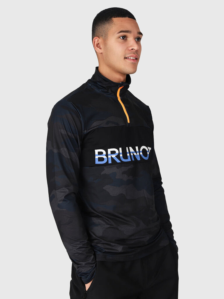 Sportinis džemperis vyrams Brunotti 245903196, juodas kaina ir informacija | Sportinė apranga vyrams | pigu.lt