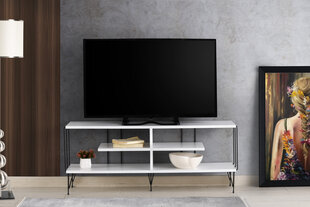 TV stovas Asir, 120x44,5x30cm, baltas kaina ir informacija | TV staliukai | pigu.lt