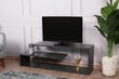 TV stovas Asir, 120x40x30cm, juodas kaina ir informacija | TV staliukai | pigu.lt
