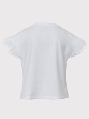 Marškinėliai mergaitėms Sly 520910385, balti kaina ir informacija | Marškinėliai mergaitėms | pigu.lt