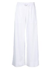 EMPORIO ARMANI Logo Wide Leg Bianco 545665657 цена и информация | Брюки | pigu.lt