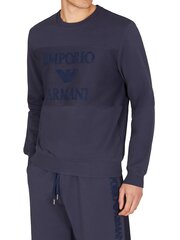 Džemperis vyrams Emporio Armani Beach Jersey Navy Blue 545665876, mėlynas kaina ir informacija | Džemperiai vyrams | pigu.lt