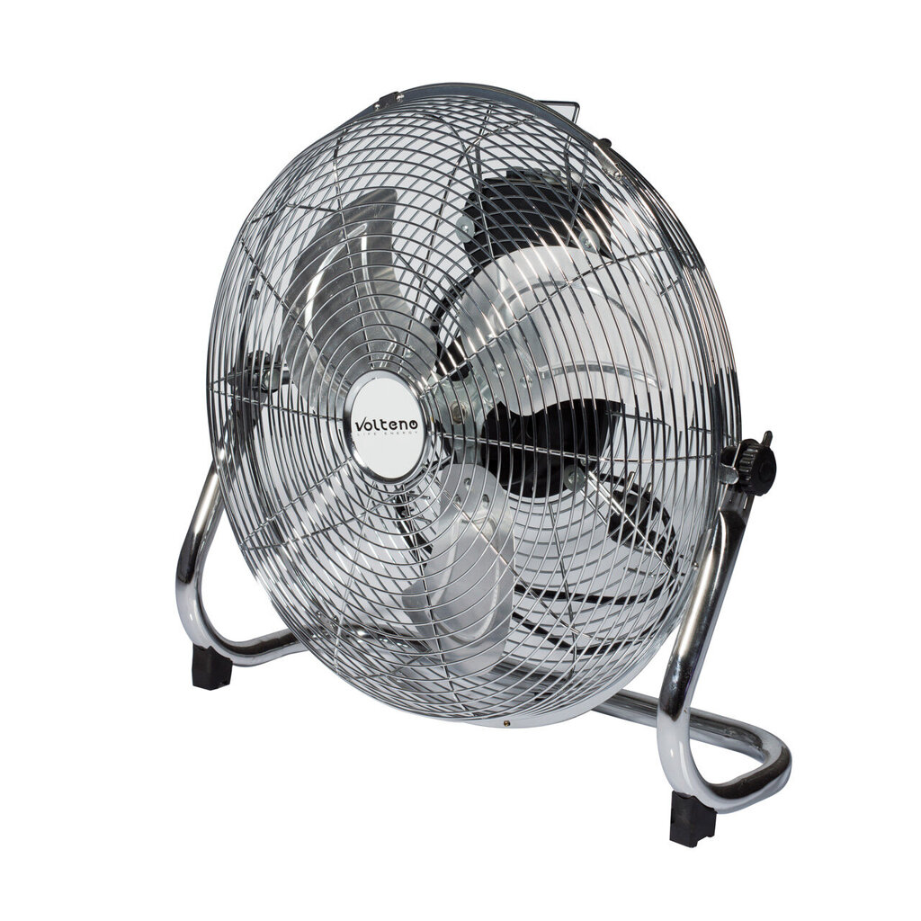VOLTENO Grindinis ventiliatorius 65W, chromuotas kaina ir informacija | Ventiliatoriai | pigu.lt