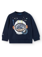 BOBOLI Fleece Sweatshirt Navy 520238129 цена и информация | Свитеры, жилетки, пиджаки для мальчиков | pigu.lt