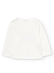 Boboli marškinėliai mergaitėms 520237777, balti kaina ir informacija | Marškinėliai mergaitėms | pigu.lt