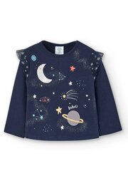 BOBOLI Constellation Of Stars And Planets Navy 520237828 цена и информация | Футболка для девочек | pigu.lt