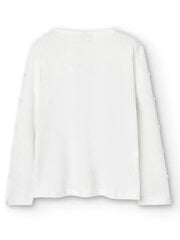 BOBOLI Flower Print In Green Tones Off White 520238261 цена и информация | Рубашки для девочек | pigu.lt