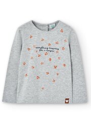 BOBOLI 447117 Grey 520238331 цена и информация | Футболка для девочек | pigu.lt