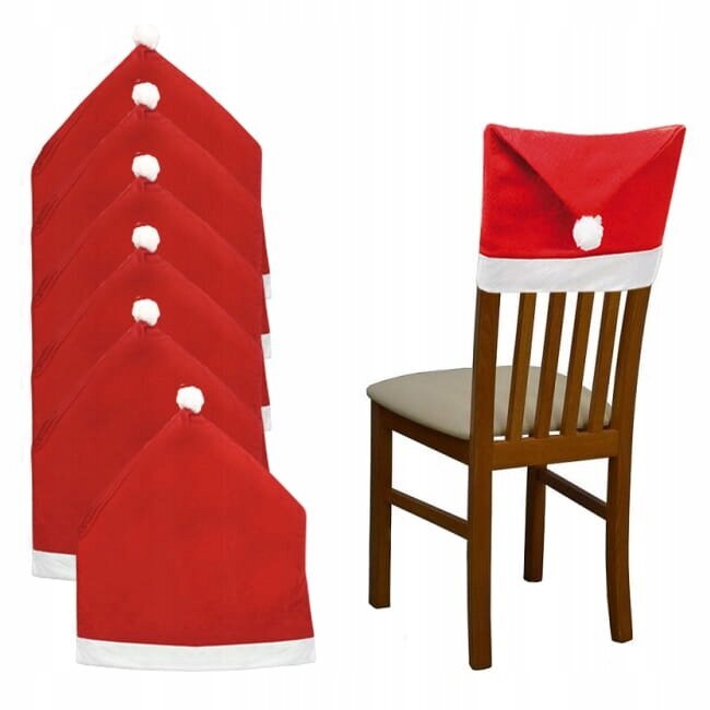 Kalėdinė dekoracija Kėdžių užvalkalai kaina ir informacija | Kalėdinės dekoracijos | pigu.lt