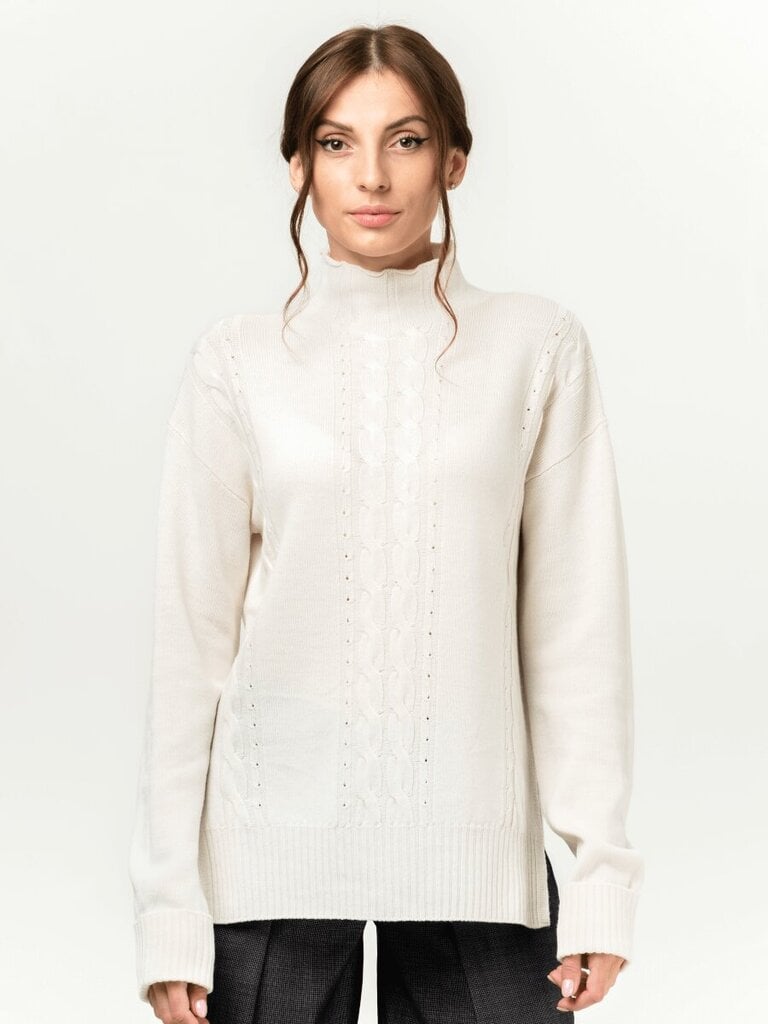 Megztinis moterims Loriata, baltas kaina ir informacija | Megztiniai moterims | pigu.lt
