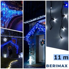 Уличная гирлянда-сосулька Berimax 300 LED Flash, синяя цена и информация | Гирлянды | pigu.lt