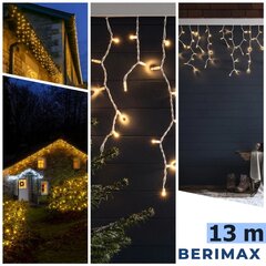 Уличная гирлянда-сосульки Berimax 500 LED Eco, тёплый белый цена и информация | Гирлянды | pigu.lt