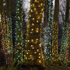 Lauko girlianda Berimax 100 LED 10 m Flash, šiltai balta kaina ir informacija | Girliandos | pigu.lt