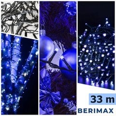 Lauko girlianda Berimax 300 LED, mėlyna kaina ir informacija | Girliandos | pigu.lt