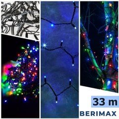 Lauko girlianda Berimax 300 LED, įvairių spalvų kaina ir informacija | Girliandos | pigu.lt