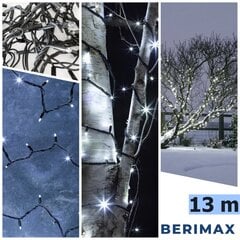 Новогодняя гирлянда Berimax 200 LED, холодный белый цена и информация | Гирлянды | pigu.lt