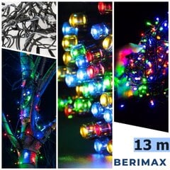 Kalėdinė girlianda Berimax 200 LED, įvairių spalvų kaina ir informacija | Girliandos | pigu.lt