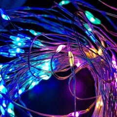 Vielinė kalėdinė girlianda Berimax 200 LED girlianda, įvairių spalvų kaina ir informacija | Girliandos | pigu.lt
