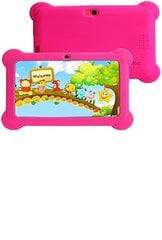 Планшетный компьютер, детский, 7 дюймов, розовый цена и информация | Планшеты | pigu.lt