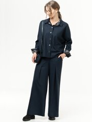 Marškiniai moterims Loriata, juodi kaina ir informacija | Palaidinės, marškiniai moterims | pigu.lt