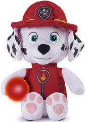 Kalbantis minkštas žaislas-naktinė lemputė Paw Patrol Marshall, 29cm цена и информация | Мягкие игрушки | pigu.lt