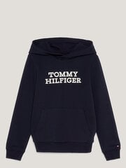 TOMMY HILFIGER Tommy Hilfiger Logo Hoodie Kb0Kb08500Dw5 	Desert Sky 540125298 цена и информация | Свитеры, жилетки, пиджаки для мальчиков | pigu.lt