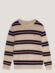 TOMMY HILFIGER Striped Sweater Kb0Kb08502G4Z Merino Melange/global Stripes 540125328 цена и информация | Свитеры, жилетки, пиджаки для мальчиков | pigu.lt