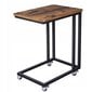 Kavos staliukas Vasagle, 50x35x60 cm, rudas/juodas kaina ir informacija | Kavos staliukai | pigu.lt