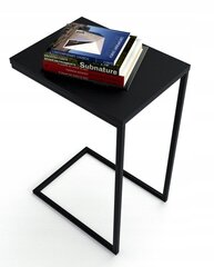 Kavos staliukas Loft, 30x40x60 cm, juodas цена и информация | Журнальные столы | pigu.lt