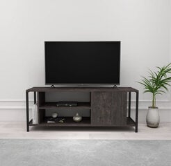 TV staliukas Asir, 120x54x30cm, rudas kaina ir informacija | TV staliukai | pigu.lt