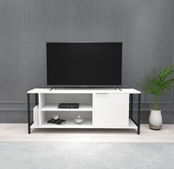 TV stovas Asir, 120x54x30cm, baltas kaina ir informacija | TV staliukai | pigu.lt
