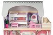 Medinis lėlių namelis su LED apšvietimu, 90 cm kaina ir informacija | Žaislai mergaitėms | pigu.lt