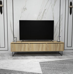 TV stovas Asir, 180x50x40cm, smėlio spalvos kaina ir informacija | TV staliukai | pigu.lt