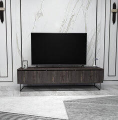 TV stovas Asir, 180x50x40cm, rudas kaina ir informacija | TV staliukai | pigu.lt