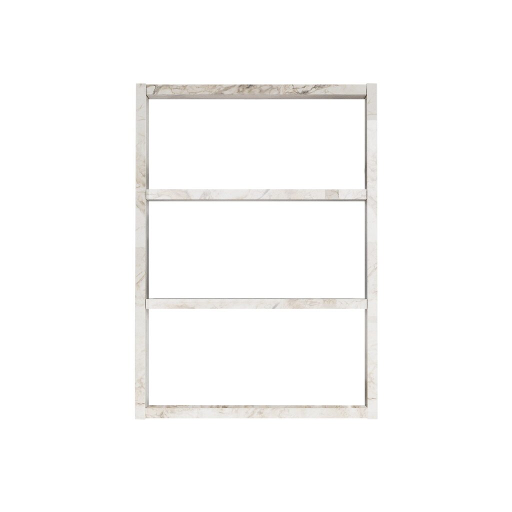 Sieninė lentyna Asir, 43,2x60x9cm, balta kaina ir informacija | Lentynos | pigu.lt