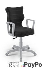 Darbo kėdė Norm Velvet 17, pilka kaina ir informacija | Biuro kėdės | pigu.lt