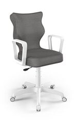 Darbo kėdė Norm white Monolith 33, pilka kaina ir informacija | Biuro kėdės | pigu.lt
