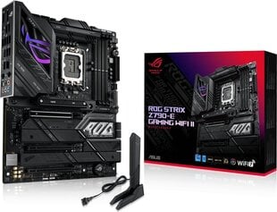 Asus ROG Strix Z790-E Gaming WiFi II kaina ir informacija | Pagrindinės plokštės | pigu.lt