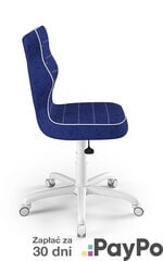 Vaikiška kėdė Entelo Petit White Visto, mėlyna kaina ir informacija | Biuro kėdės | pigu.lt