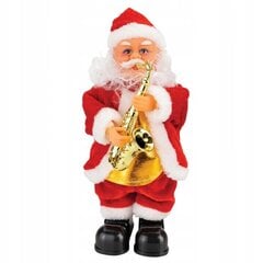 Interaktyvus Kalėdų Senelis su saksofonu цена и информация | Рождественские украшения | pigu.lt