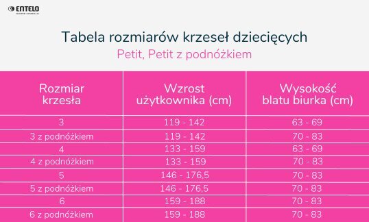 Biuro kėdė Petit Black Storia 31, rožinė kaina ir informacija | Biuro kėdės | pigu.lt