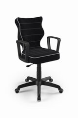 Darbo kėdė Norm Jasmine 01, juoda kaina ir informacija | Biuro kėdės | pigu.lt