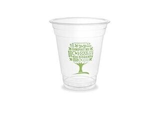 Одноразовые стаканчики VEGWARE GreenTree, PLA, 360 мл, 50 шт. цена и информация | Праздничная одноразовая посуда | pigu.lt