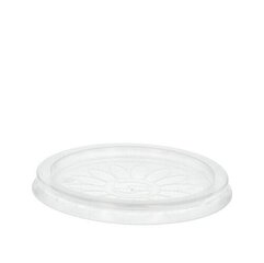 Крышки "To Go", одноразовые, полипропиленовые, прозрачные, D 11,5 см, 25 шт. цена и информация | Праздничная одноразовая посуда | pigu.lt