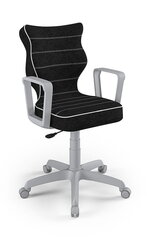 Darbo kėdė Norm grey Visto 01, juoda kaina ir informacija | Biuro kėdės | pigu.lt