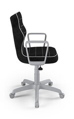 Darbo kėdė Norm grey Visto 01, juoda kaina ir informacija | Biuro kėdės | pigu.lt