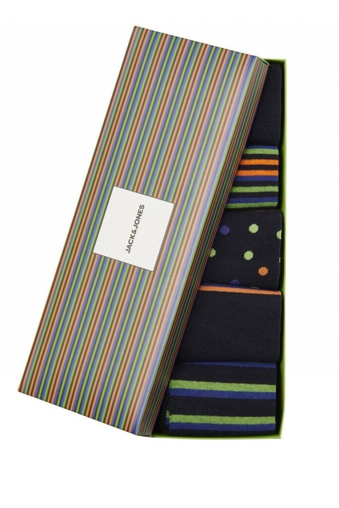 Kojinės vyrams Jack & Jones, įvairių spalvų, 5 poros kaina ir informacija | Vyriškos kojinės | pigu.lt