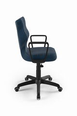 Darbo kėdė Norm Velvet 24, juoda kaina ir informacija | Biuro kėdės | pigu.lt